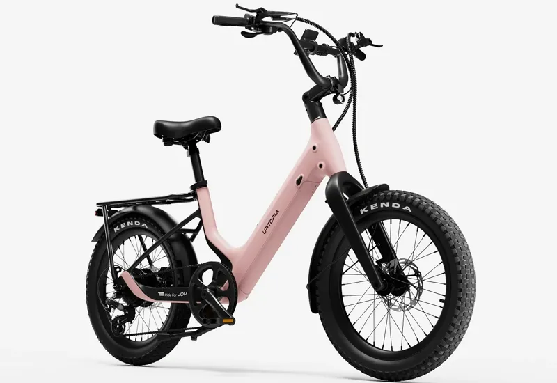 Urtopia Joy Ultra eCruiser Bike - Pink-1