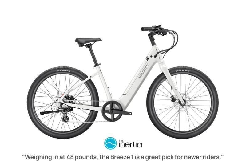 Velotric Breeze Large eCruiser Bike - Satin White-4