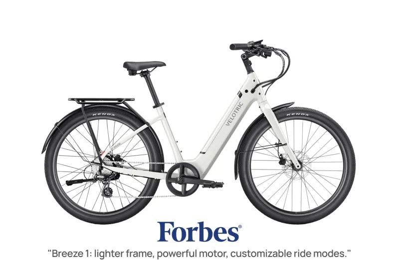 Velotric Breeze Large eCruiser Bike - Satin White-1