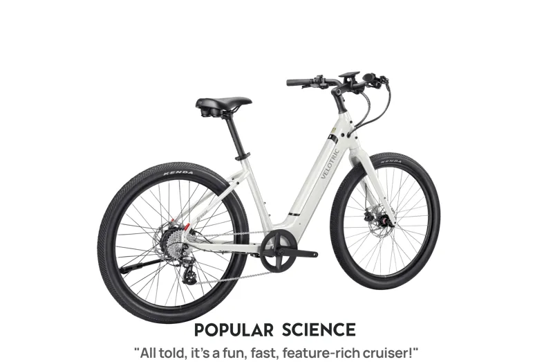 Velotric Breeze Large eCruiser Bike - Satin White-3